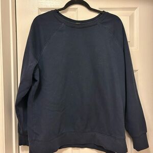 Classic Navy Crew Neck Sweater